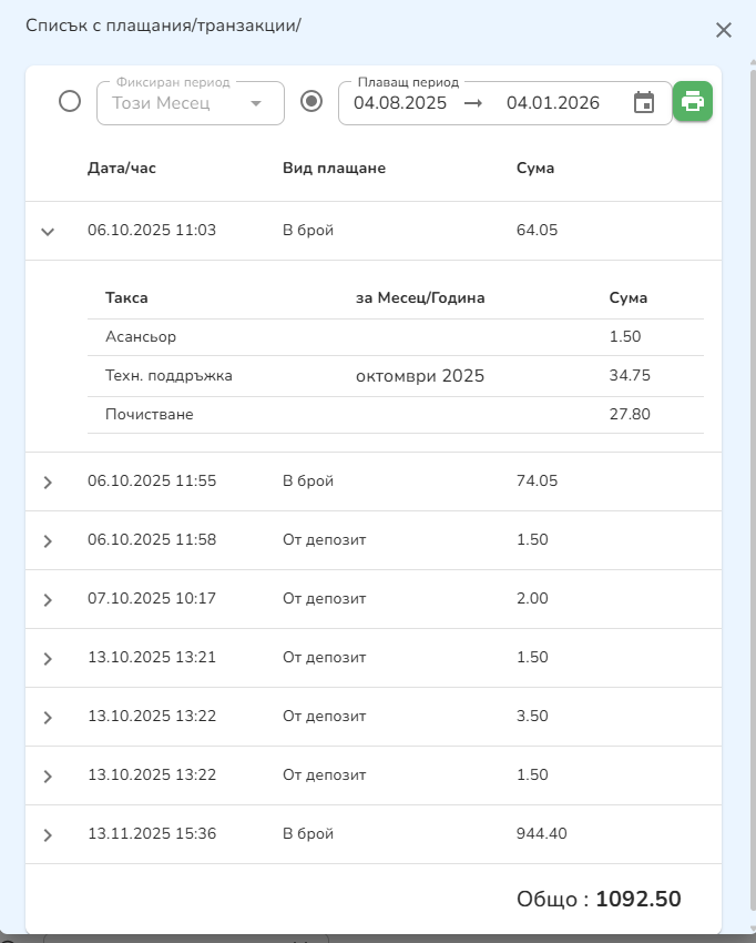 История на плащанията